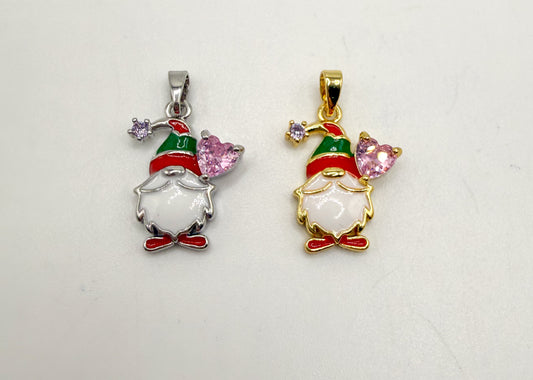 Christmas Gnome Holiday Pendants