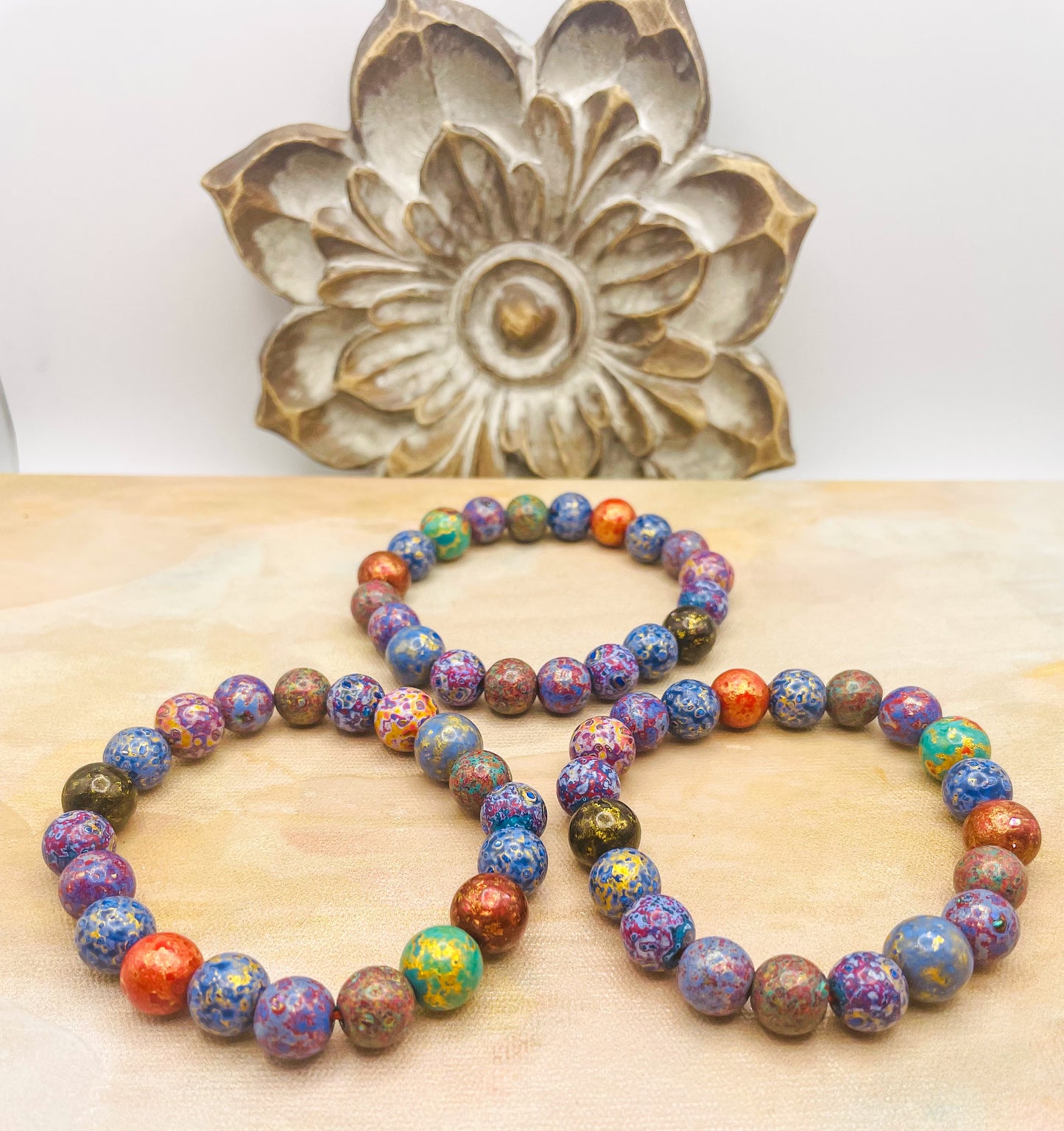 HandCrafted Daji Lacquer Beaded Bracelets