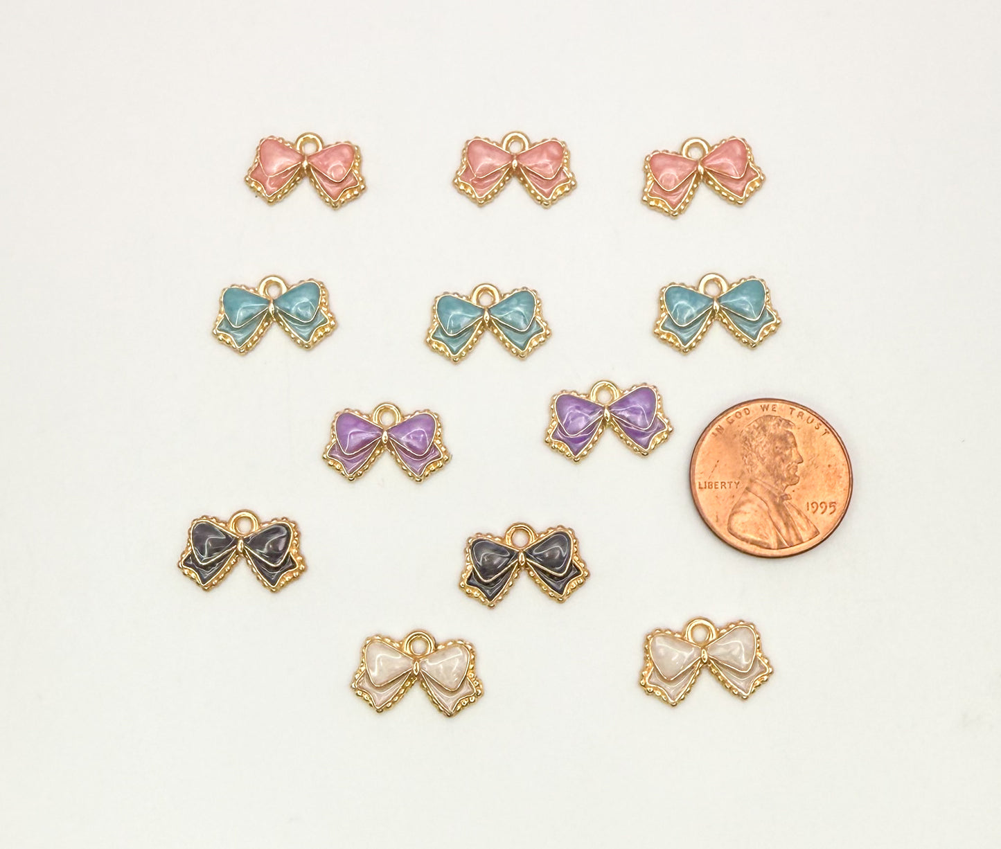 Mini DIY Charms- Bows, Hearts & Stars