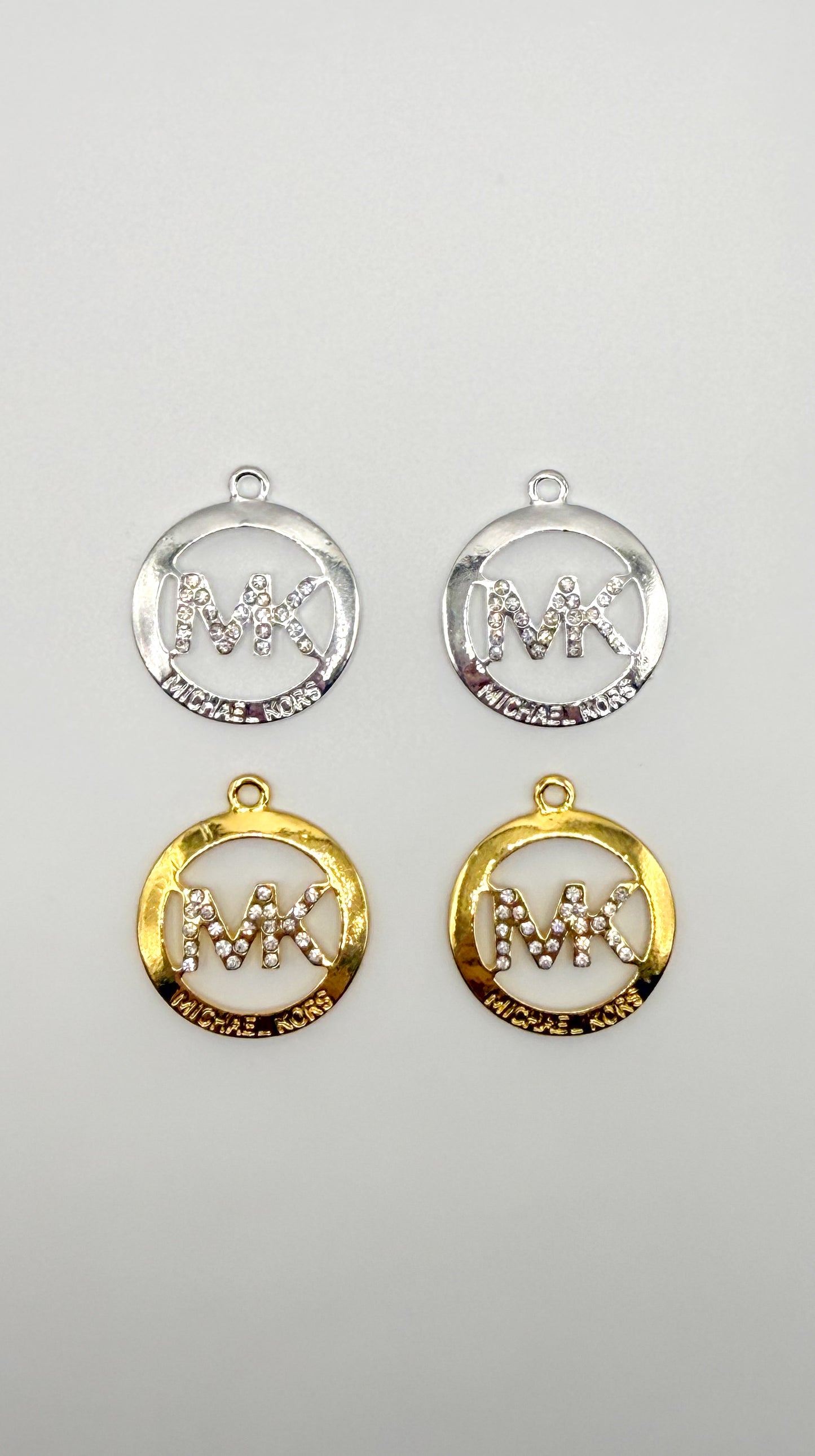 High Quality MK Design Metal DIY Charm Pendants