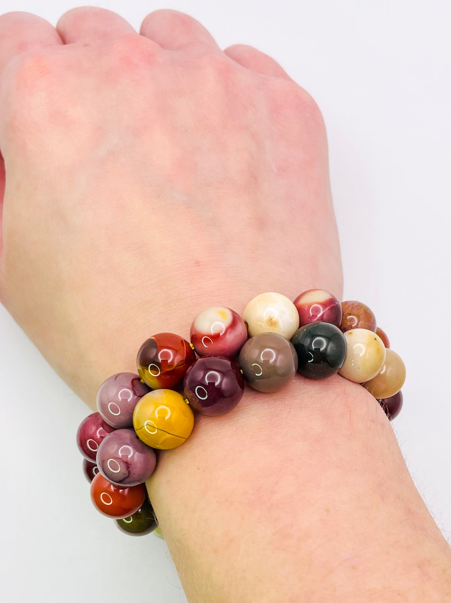 Natural Mookaite Jasper Bracelet