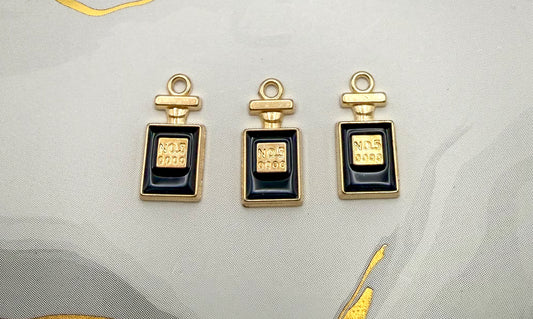 NEW Gold No.5 Mini Perfume Bottle DIY Charms