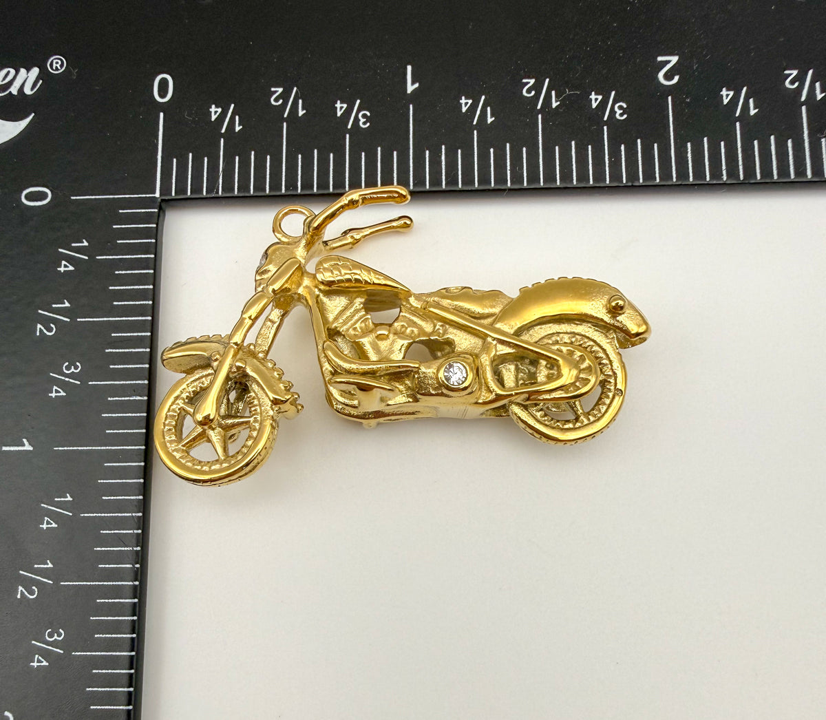 Stainless Steel Motorcycle DIY Charm Pendant
