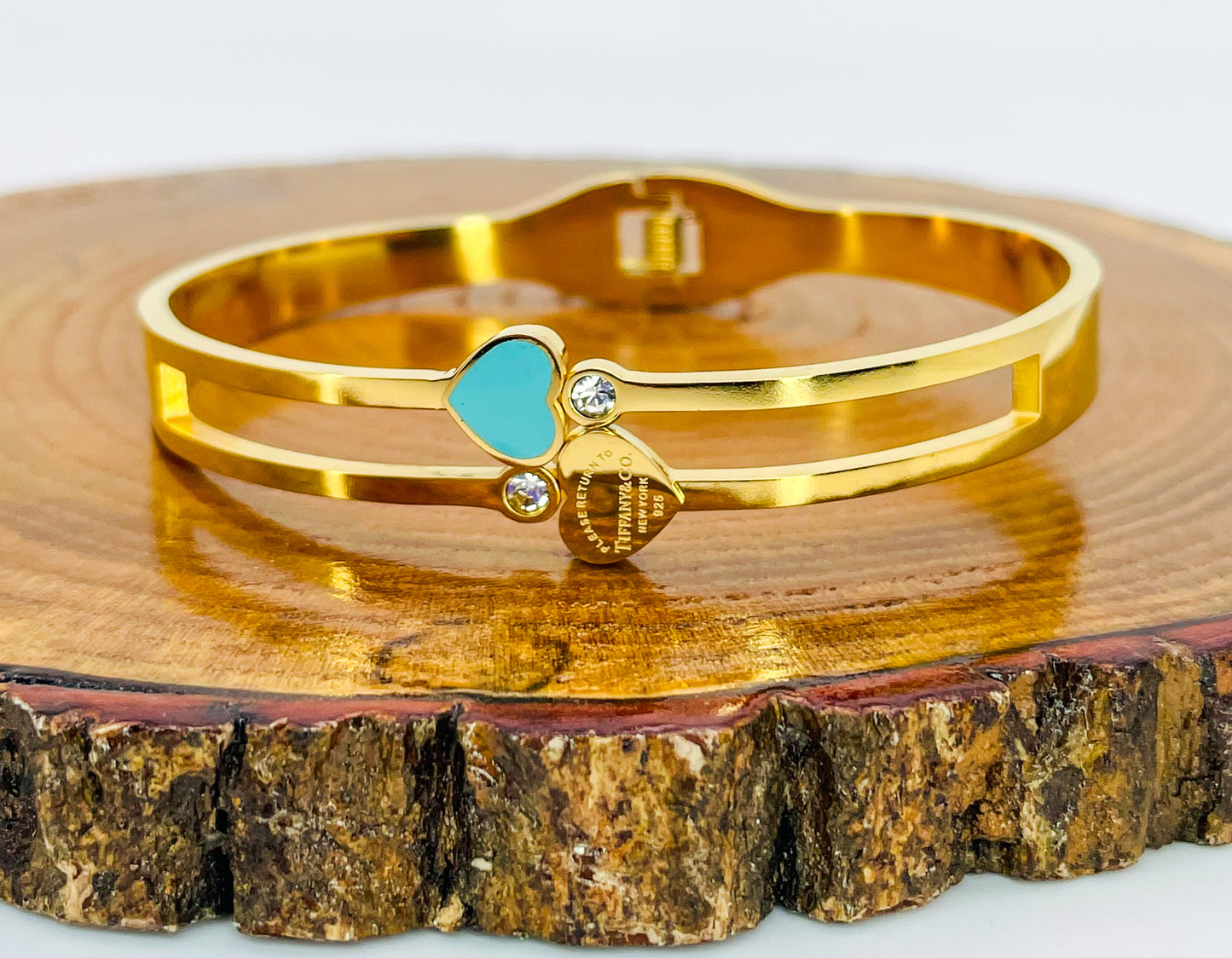 Tiff & Co Gold Bangle Bracelet