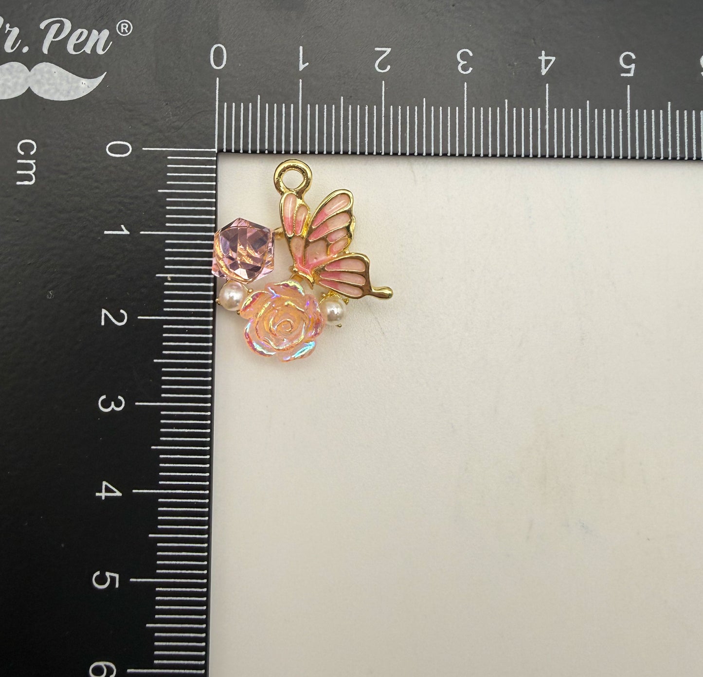 Gold Butterfly Land Metal DIY Charms
