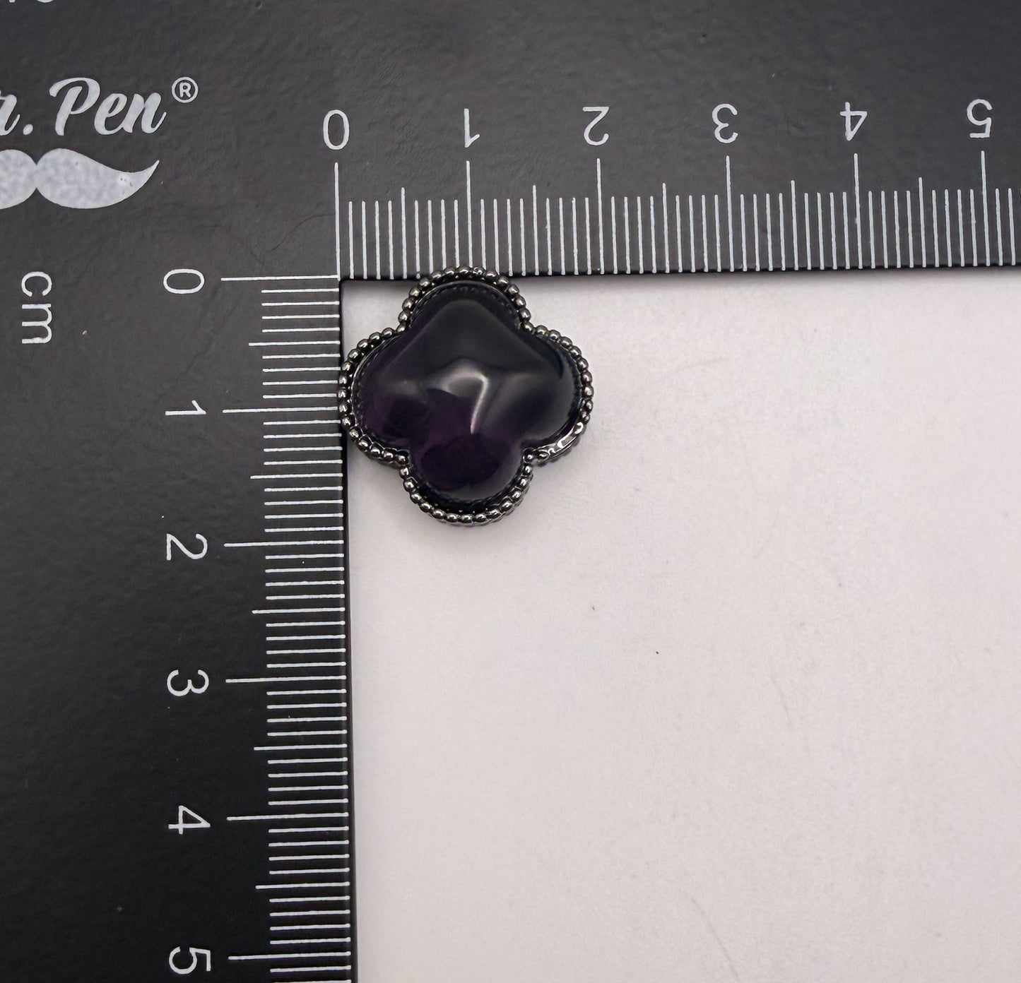 Big Statement Clover Metal Charm Spacer Beads