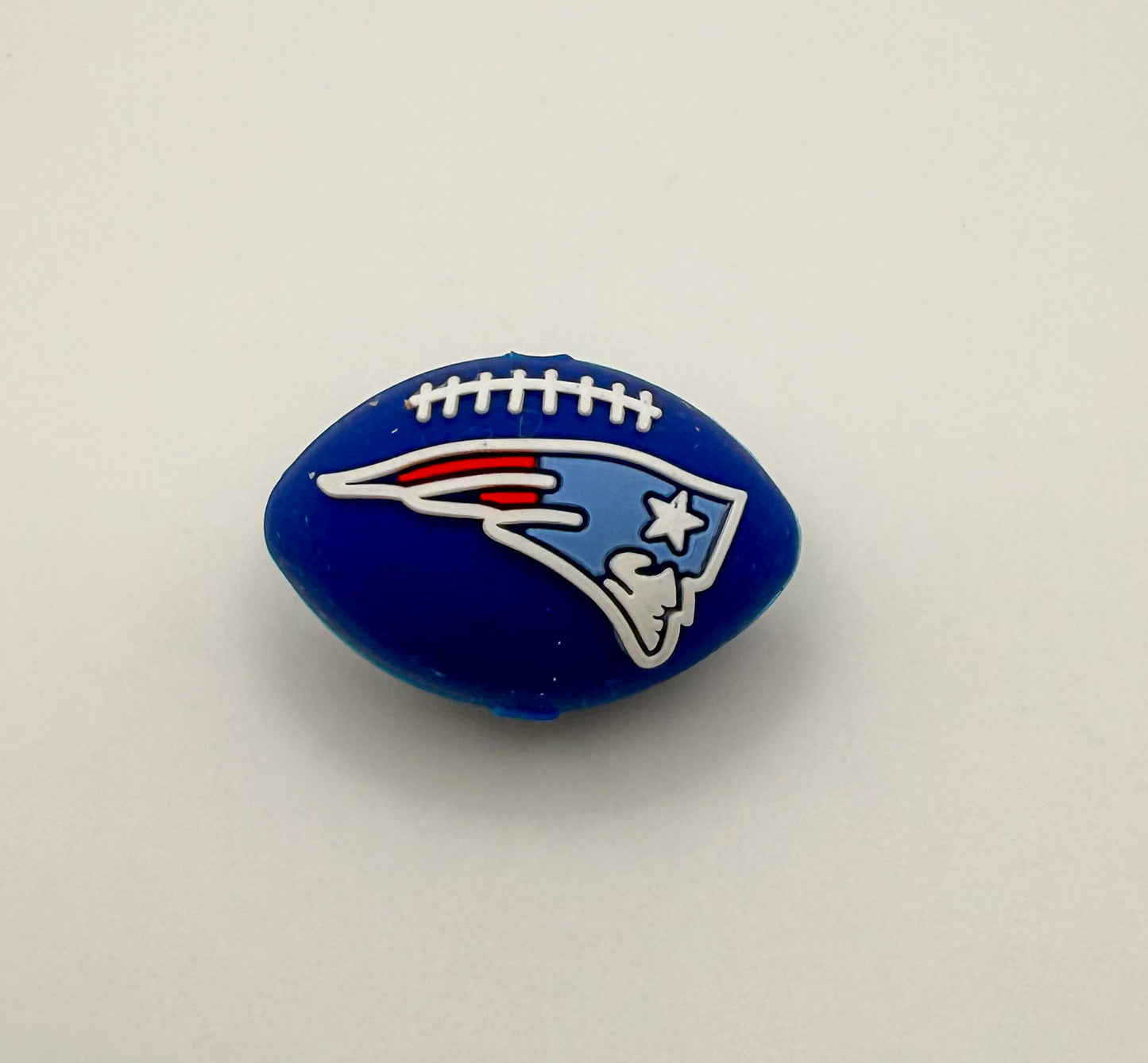 NFL’s Patriots & Chiefs Silicone Football DIY Pen Focal Beads