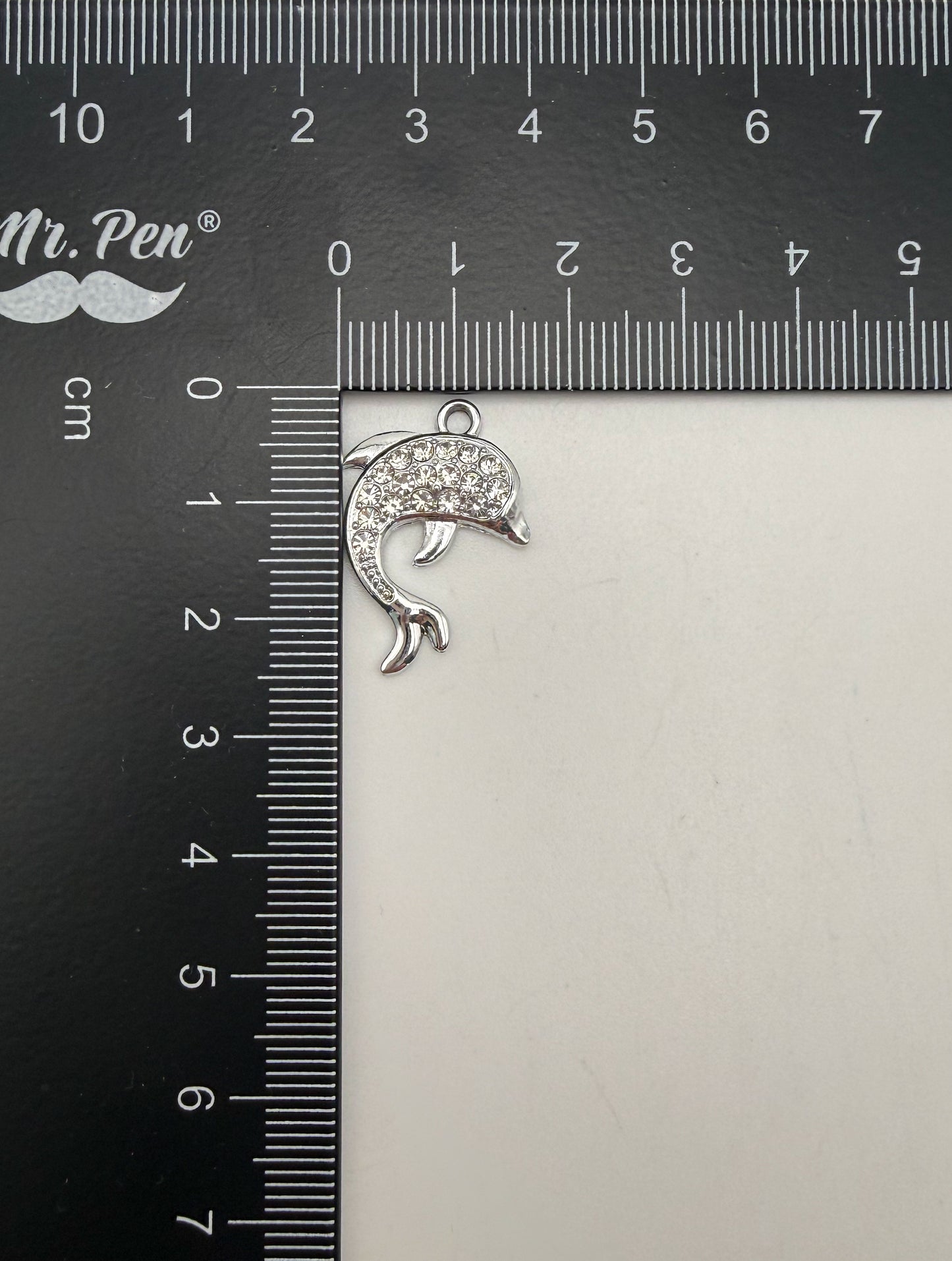 Gold Sparkly Dolphin DIY Charms