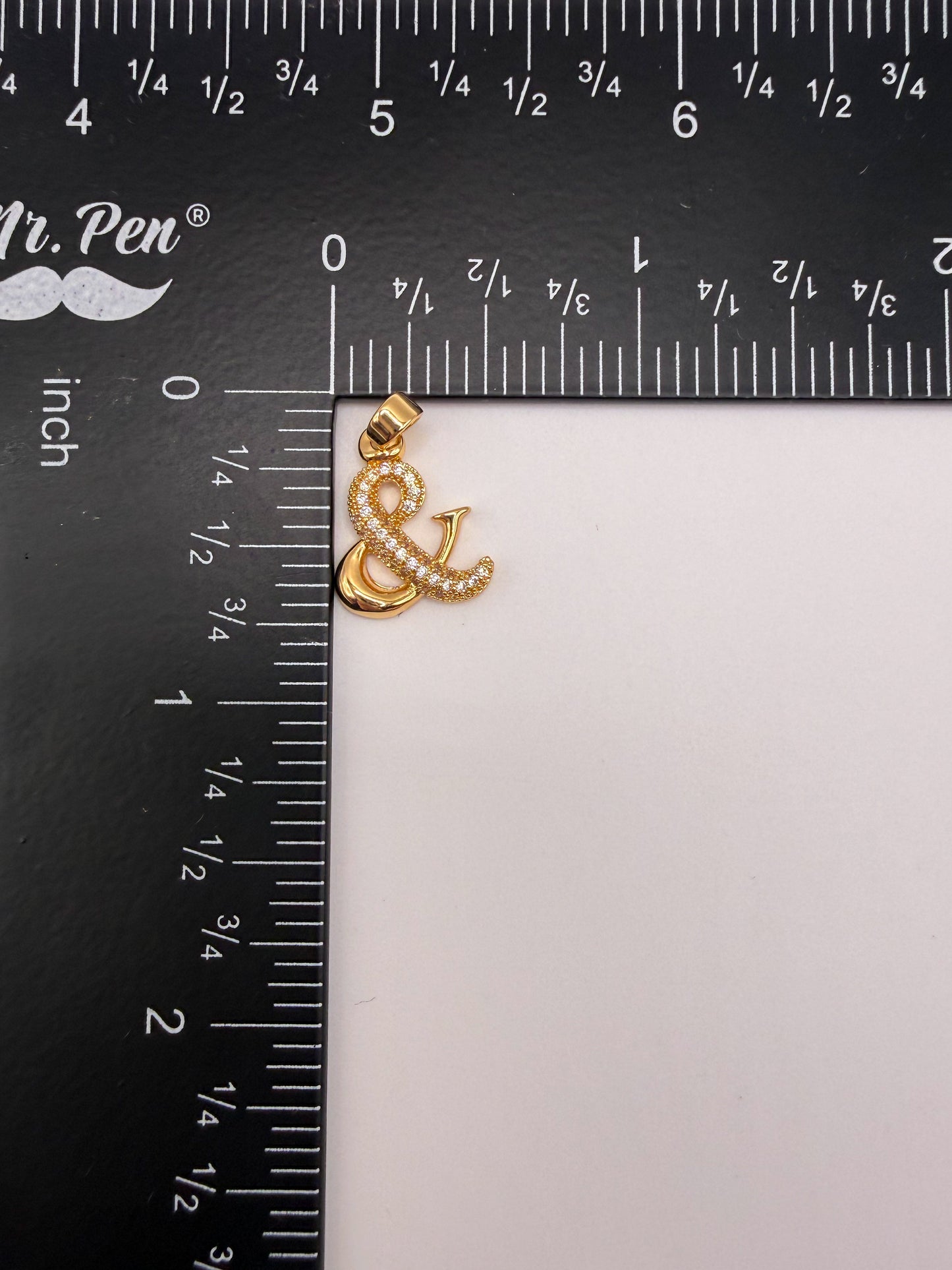 Gold & Symbol Charm Pendant