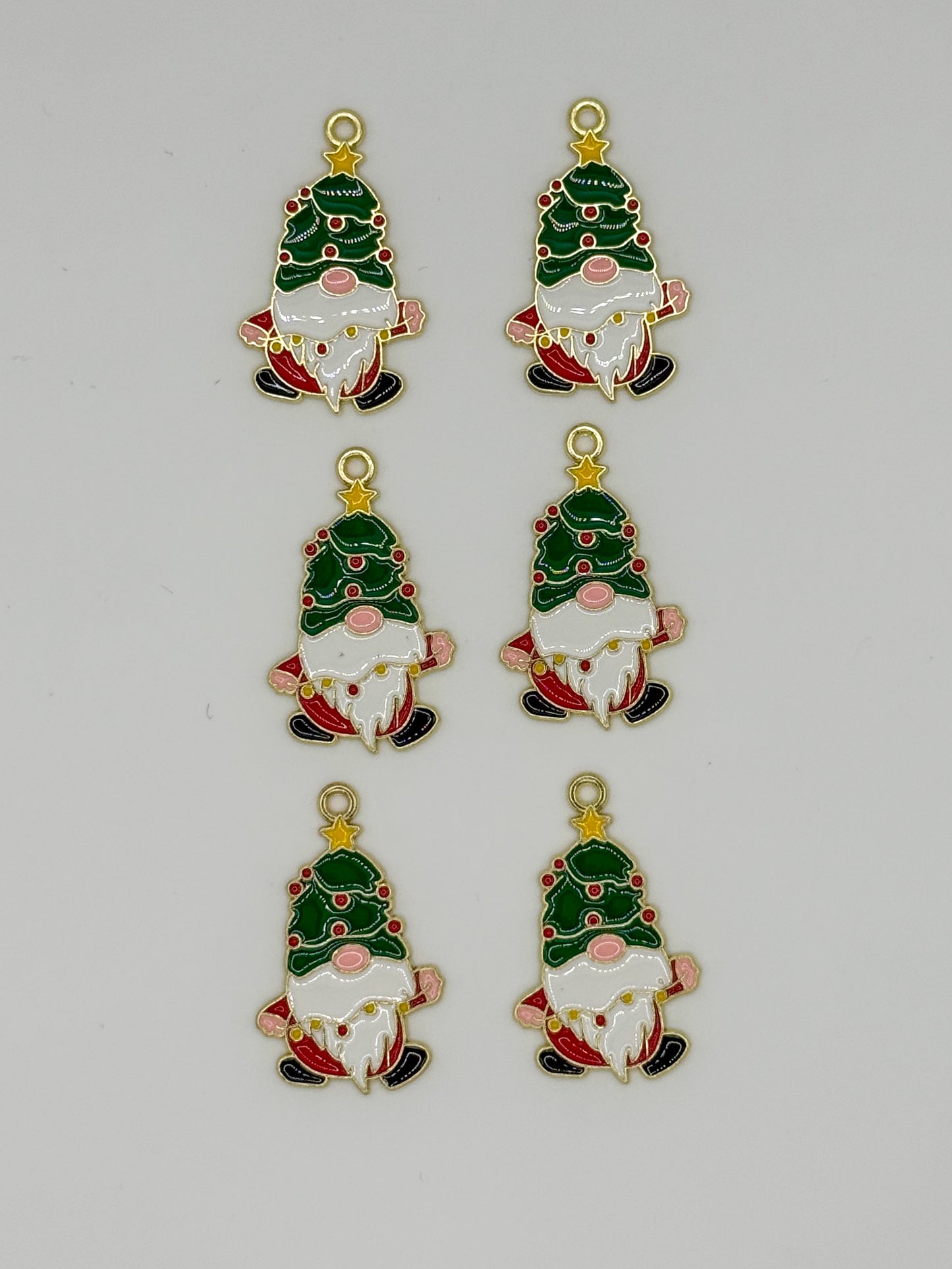 Christmas Gnome Metal DIY Charms