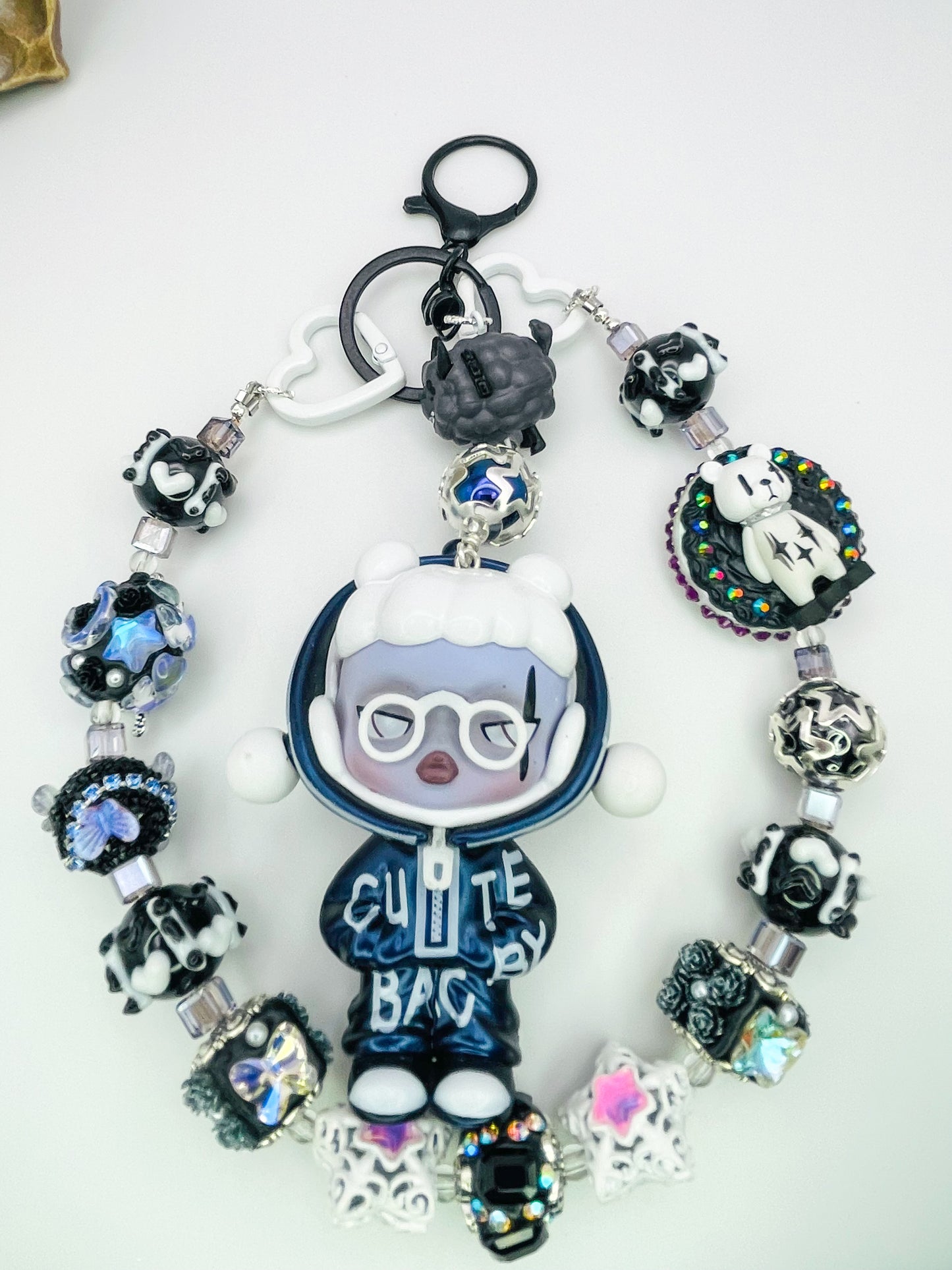 Pop Mart’s Skull Panda City of Night Secret Keychain Bag Charm