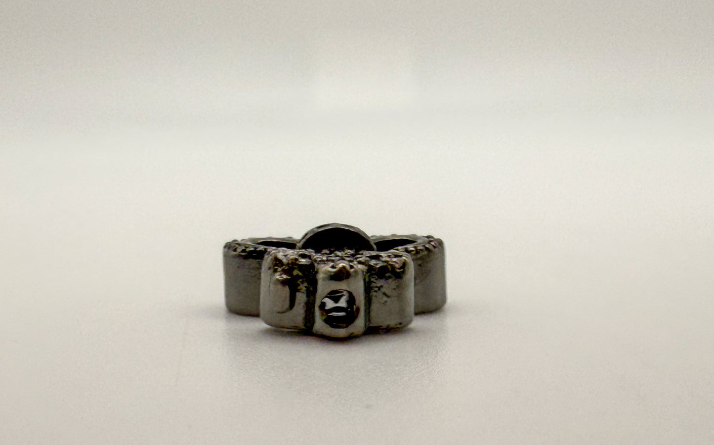 Royalty Emblem Metal Spacer Charm Beads