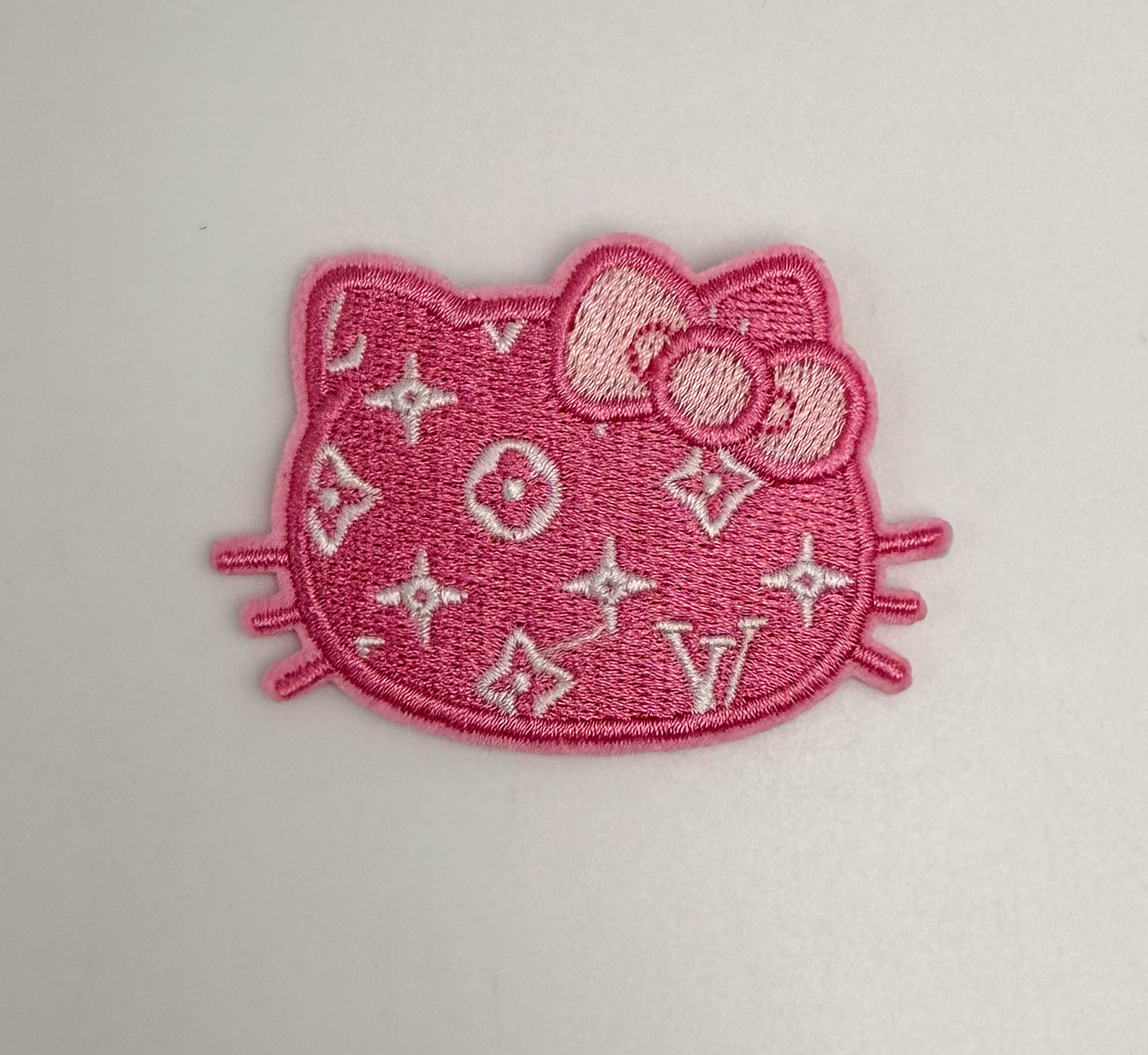 LV Designer DIY Glue Sew On Fabric Patches