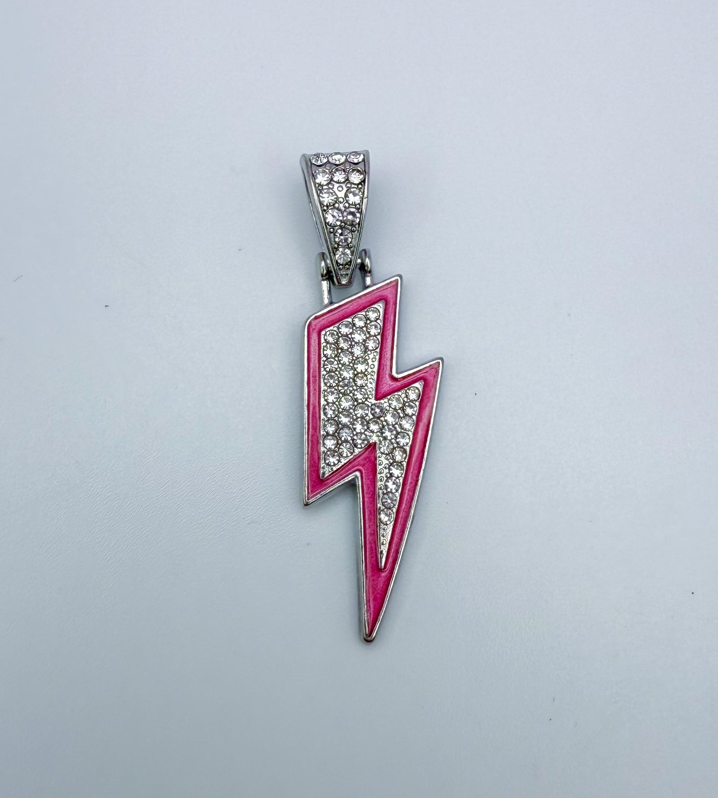 Bling Lighting Bolt Alloy DIY Pendant- High Quality