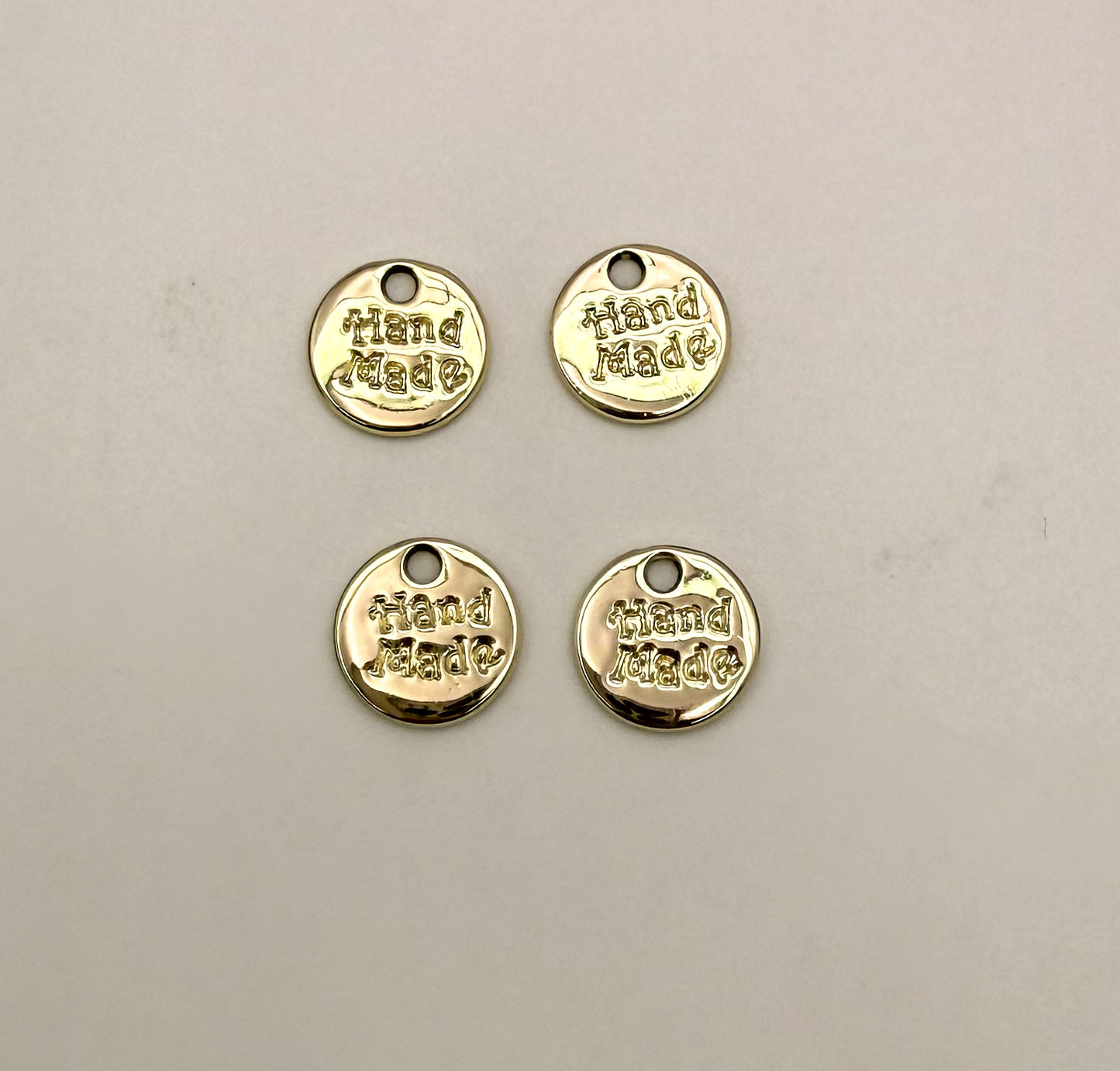 Gold Handmade DIY Tag Charms