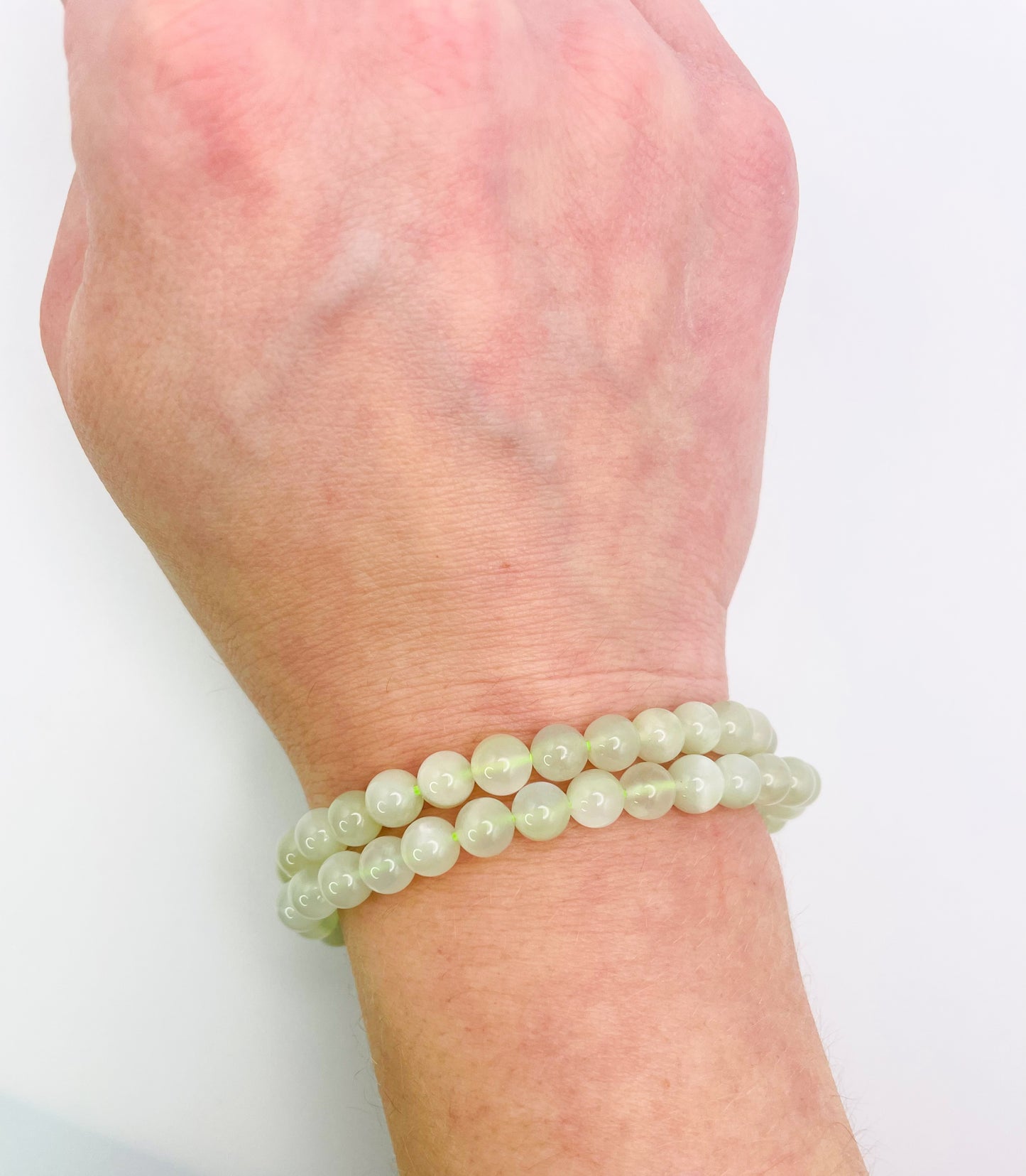 Green Moonstone Crystal Bracelet