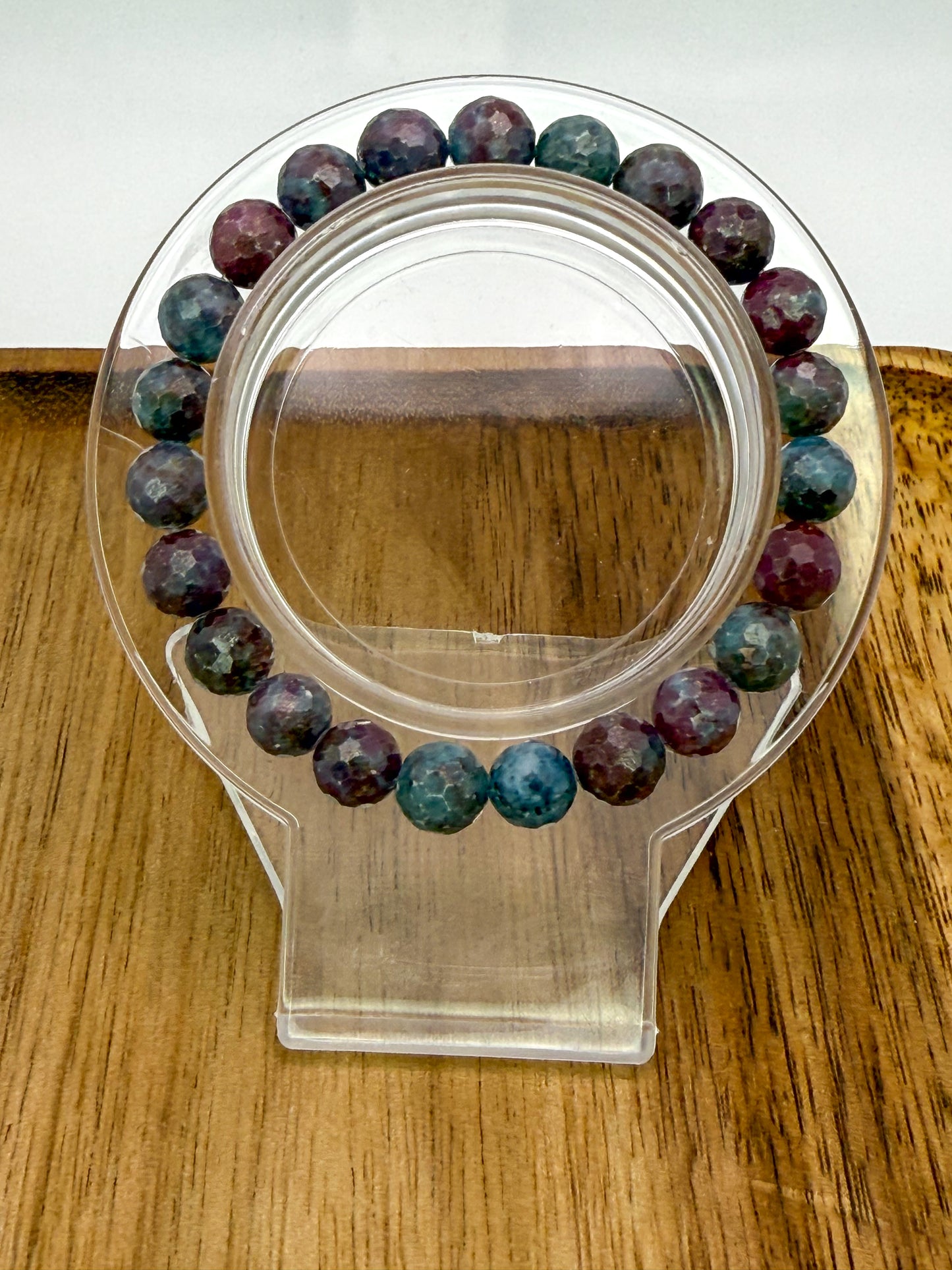 Natural Ruby Kyanite Crystal Beaded Bracelets