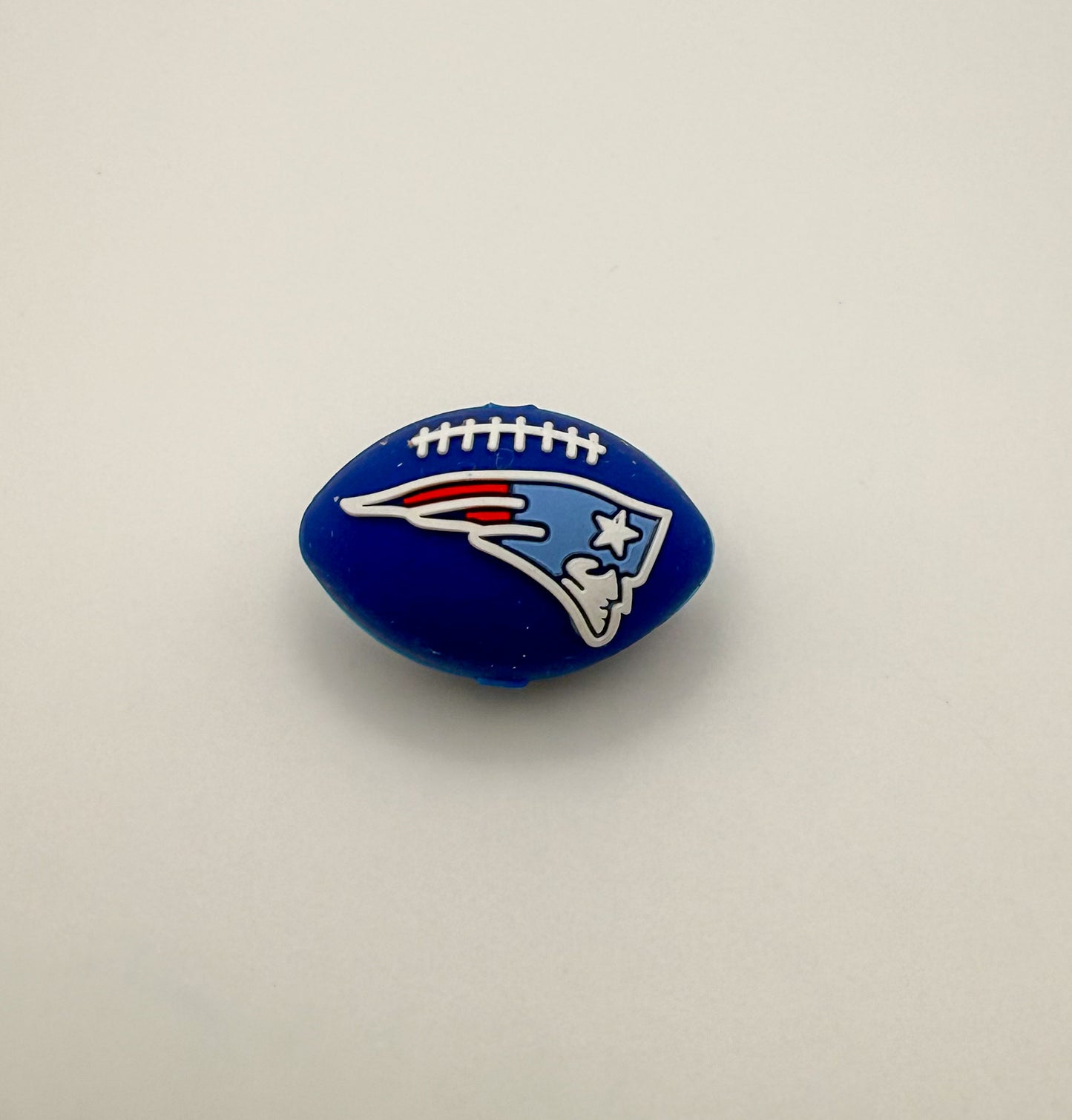 NFL’s Patriots & Chiefs Silicone Football DIY Pen Focal Beads