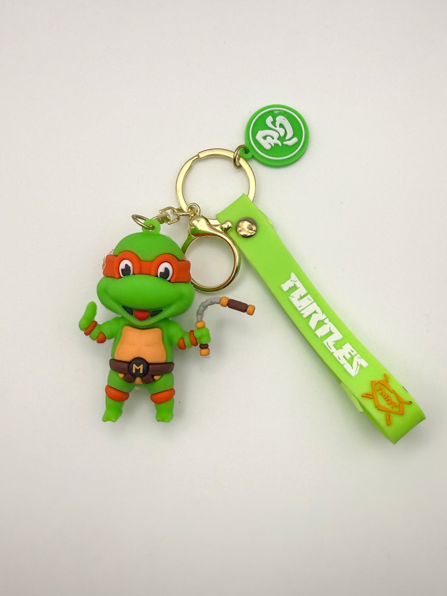 Ninja Turtles Silicone Character Keychains
