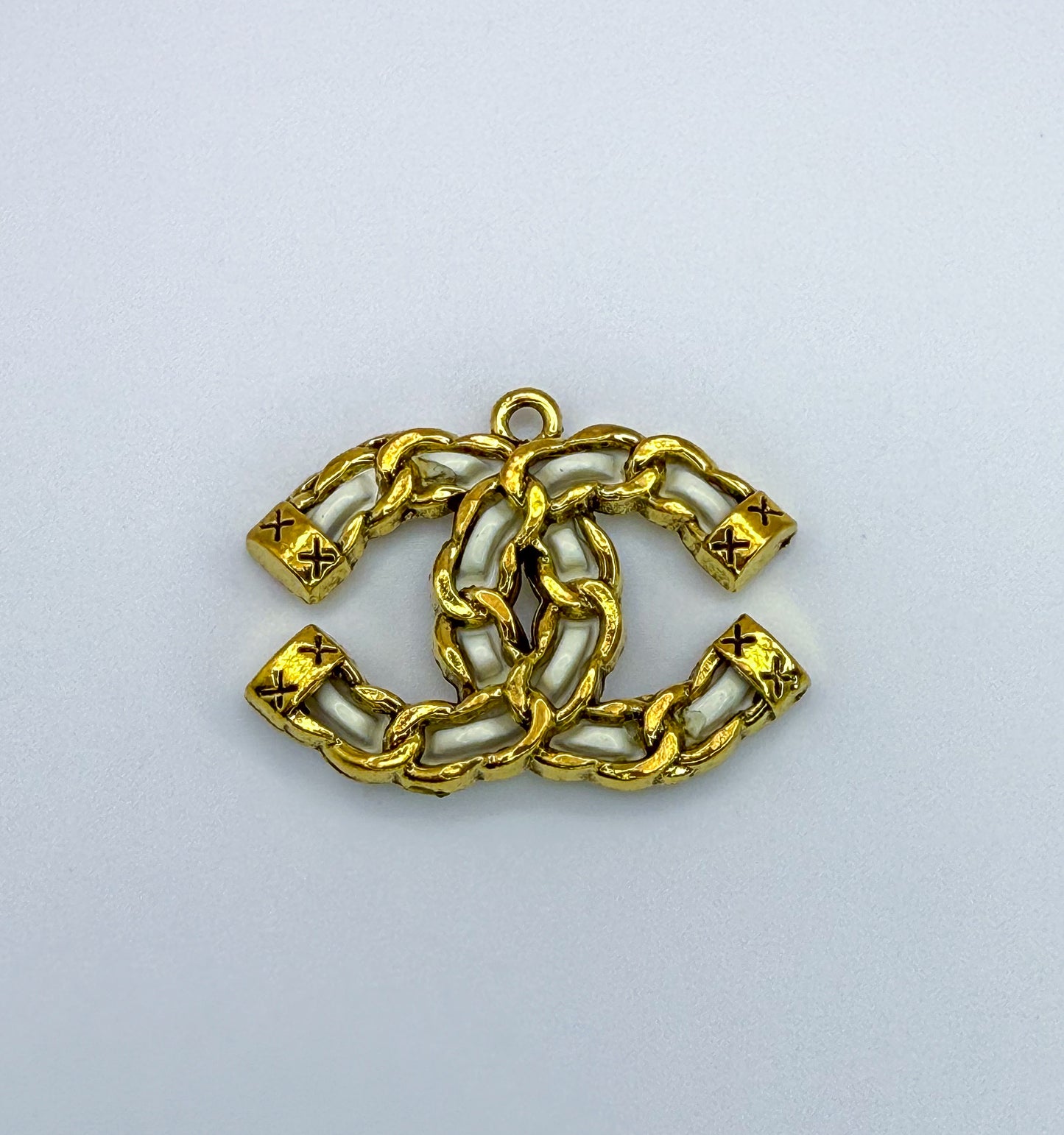 High Quality Gold Zircon CC Charms