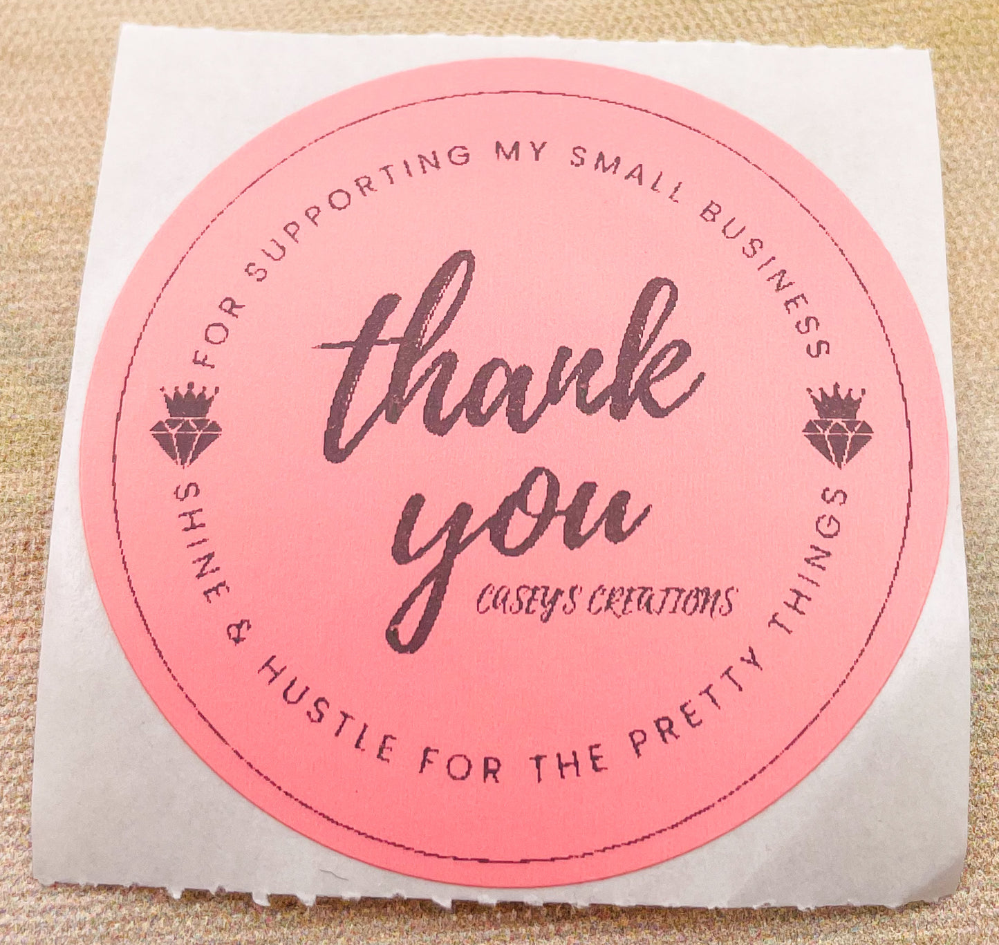 Personalized Thank You Stickers for Business Packaging