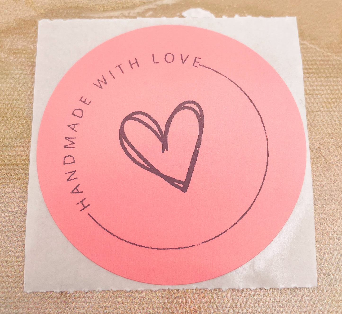 Handmade with Love Packaging Stickers