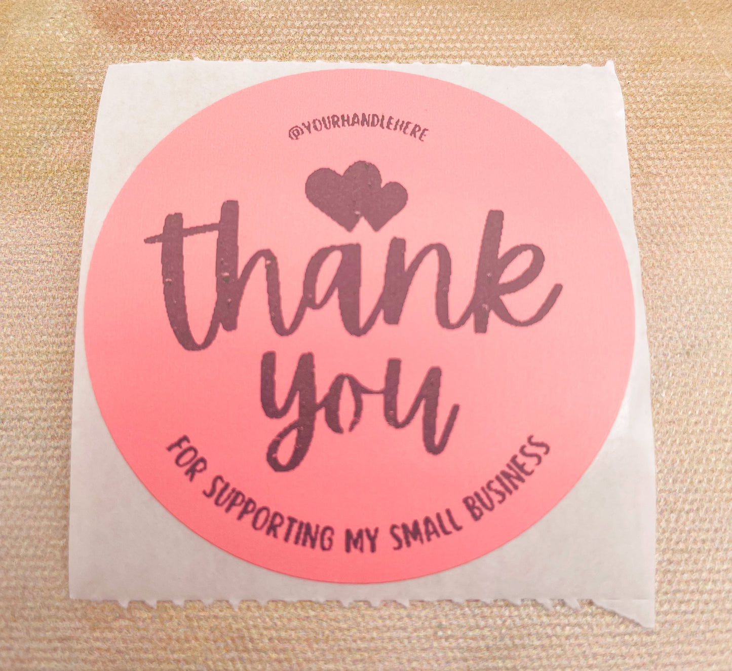 Thank You Packaging Stickers