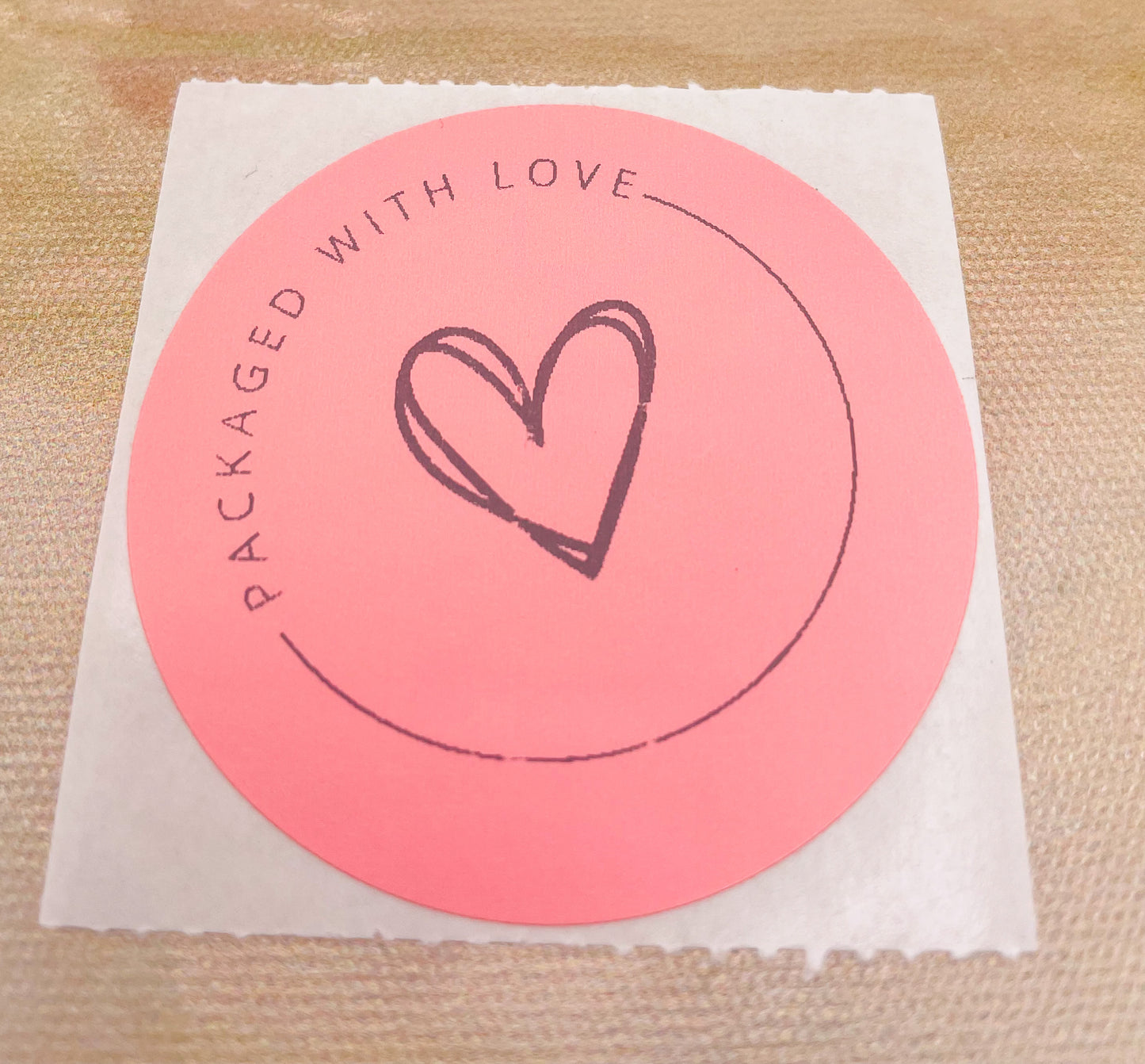 Packaged with Love Stickers