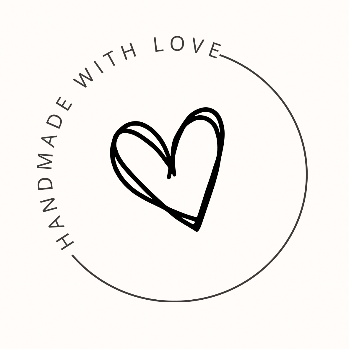 Handmade with Love Packaging Stickers